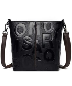 HB-342, PU Ladies Handbag - Black