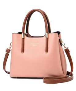 HB-LU261, Ladies PU Handbag - Pink