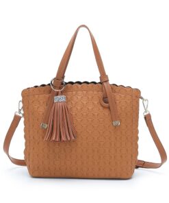 HB-Z9609-10, Ladies PU Handbag - Brown