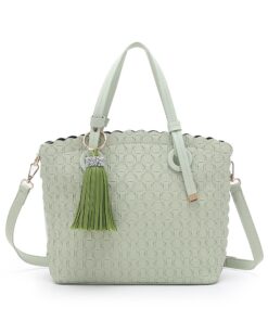 HB-Z9609-10, Ladies PU Handbag - Green