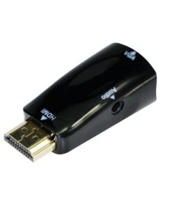 HDMI to VGA & Audio Converter Adapter - Black