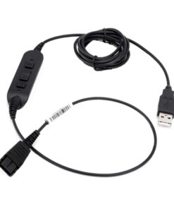 Headset cable - GN (Jabra) QD to USB not for Skype-for-Business - 5 pack