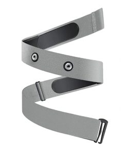 Heart Rate Monitor Replacement Strap Chest Strap Soft Strap - Grey