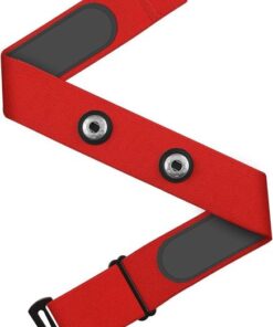 Heart Rate Monitor Replacement Strap Chest Strap Soft Strap - Red