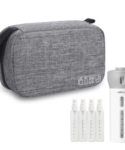 Heartdeco 4 in 1 Travel Bottle & Toiletry Bag Set