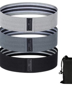 Heartdeco Fitness Loop Fabric Exercise Resistance Band Set of 3