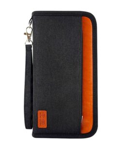 Heartdeco Travel Passport Holder RFID Block Card Wallet Tickets Organizer