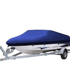 Heavy Duty Blue Boat Cover for 17-19ft Boats,245cm width
