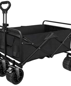 Heavy Duty Folding Camping Cart Utility Wagon 90cm x 50cm