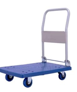 Heavy Duty Folding Plastic Trolley Cart with Wheels Hand Trolley - S