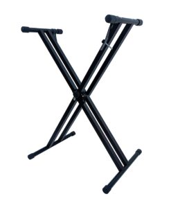 Heavy Duty Keyboard Double X Stand Adjustable X-Style Keyboard Stand