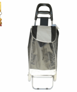 Heavy-Duty Shopping Trolley Bag - Black