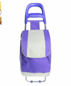 Heavy-Duty Shopping Trolley Bag - Purple