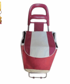 Heavy-Duty Shopping Trolley Bag - Red