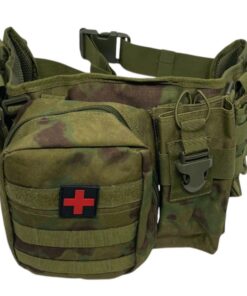 Heavy Duty Tactical Utility Waist Bag - Green Camo