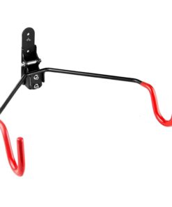 Heavy Duty Wall Mount Bike Storage Stand Hanger for Indoor Garage - Red