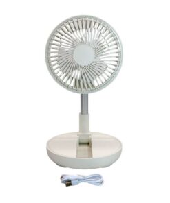 Height Adjustable Folding and Portable Floor Fan-4 Speed Mini USB Fan
