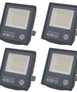Hello Today Day Nite Sensor LED Flood Light 30W - 4 Pack