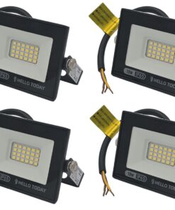 Hello Today LED Flood Light 10W Cool White - 4 Pack