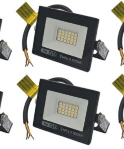 Hello Today LED Flood Light 10W Cool White - 6 Pack