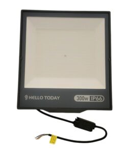 Hello Today LED Flood Light 300W With 20KV Surge Protector - 1 Pack