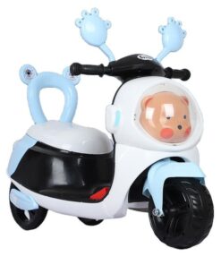 HEMCO Electric Motorcycle Kids Rech Battery Operated Scooter EC343 - Blue