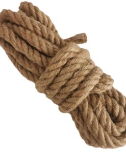 Hemp Rope - Home Mart Jute Rope Coil Natural Craft Rope -18mm x 5m - 1 Pack