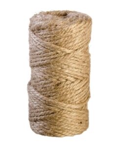 Hemp Rope - Home Mart Jute Rope Coil Natural Craft Rope - 5mm x 50m - 2 Pack