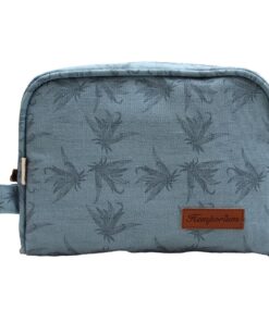 Hemporium Mens Toiletry Bag Large - Dusty Blue