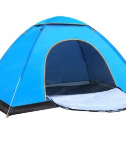 Herqona - Automatic Light Duty Pop-Up Camping Tent Set - Fits 2 People - Blue