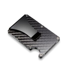 Herqona - RFID Blocking Carbon Fiber Aluminum Metal Wallet