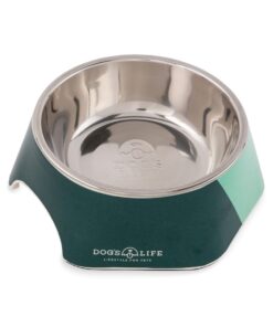 Hexagon Melamine Stainless Steel Bowl - Blue - M