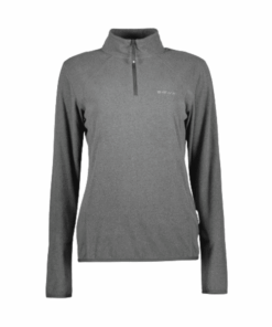 HI-TEC - Women's Ladies Tech Fleece 1/4 Zip - Ebony - XL