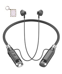 HiFi Stereo Sound Neck Mounted Headphone With Keyring