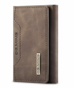 High End Magnetic Super Slim Wallet - Brown