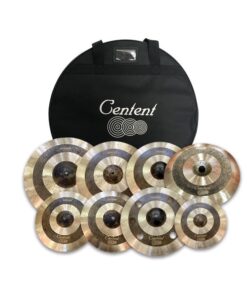 High Grade Professional 8 Piece Cymbal Set with Bag - Ardor