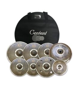 High Grade Professional 8 Piece Cymbal Set with Bag - XTT