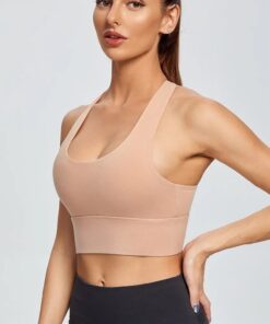 High-Impact Sports Bra for Women - Blush Pink - 2XL