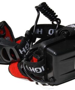 High Power Rechargeable Zoom LED Head Light - Black