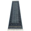 High Quality Blue Beige Bokhara Long Hallway Runner Rug