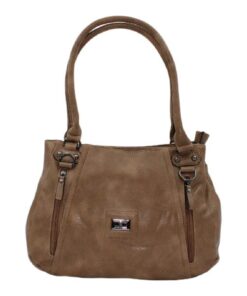 High-Quality Classic Women's Handbag - Apricot