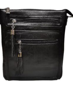 High-Quality Classic Women's Sling Bag, Crossbody - Black