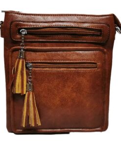 High-Quality Classic Women's Sling Bag, Crossbody - Brown