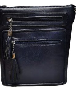 High-Quality Classic Women's Sling Bag, Crossbody - Dark Blue
