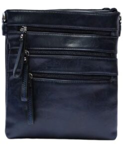 High-Quality Classic Women's Sling Bag - Dark Blue