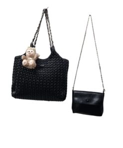 High-Quality Genuine Leather Handbags - Black