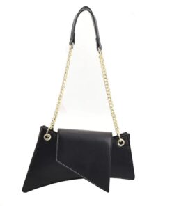 High quality Ladies Shoulder Bag Sense of luxury Chain Handbags - Black