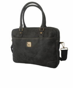 High Quality PU Leather Executive Laptop Bag - Black