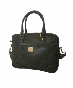 High Quality PU Leather Executive Laptop Bag - Green