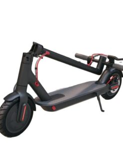 High Speed Folding Electric Dual Motor Scooter - Black